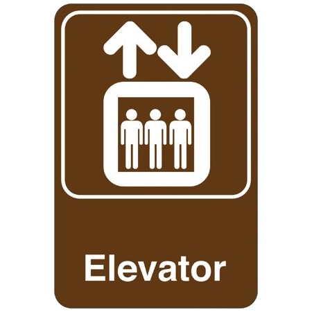 Bsc Preferred Elevator 9 x 6'' Facility Sign SN408